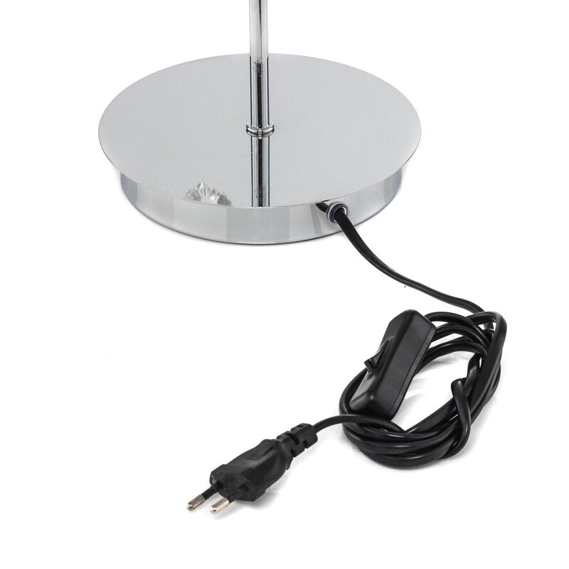 Euluna Tischleuchte Laila Schreibtischlampe E14 mit Kristall-Behang zweiflammig - 8030626527935
