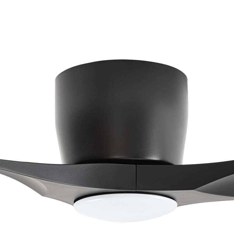Lucande Deckenventilator Moneno smart schwarz LED Ventilator dimmbar Tuya 131cm - 4251911780048