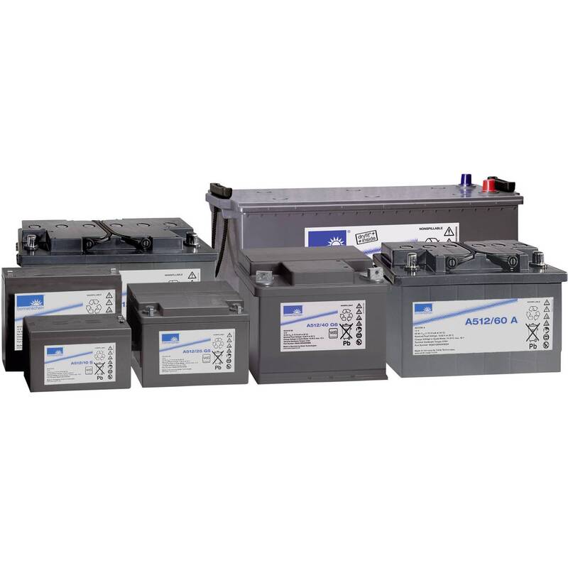 GNB Bleiakku Batterie Akku 12V 30Ah BleiGel M6Schraubanschluss 197x180x132mm - 2050001755766