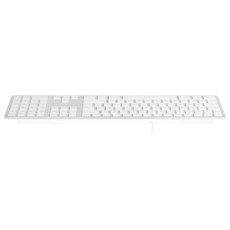 MacLand Matias MT1003AL USB-Tastatur Deutsch QWERTZ Mac Aluminium USB-Anschluss - 0833742005480
