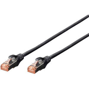 B-Ware Digitus Patchkabel CAT 6 S/FTP 10m RJ45 Netzwerkkabel halogenfrei schwarz 1 St.