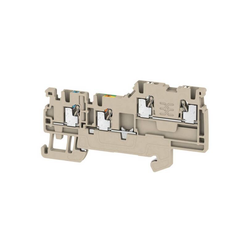 Weidmüller Reihenklemme Aktorenklemme 3,5 mm Zugfeder Hutschiene Grau 100 Stück - 4050118377347