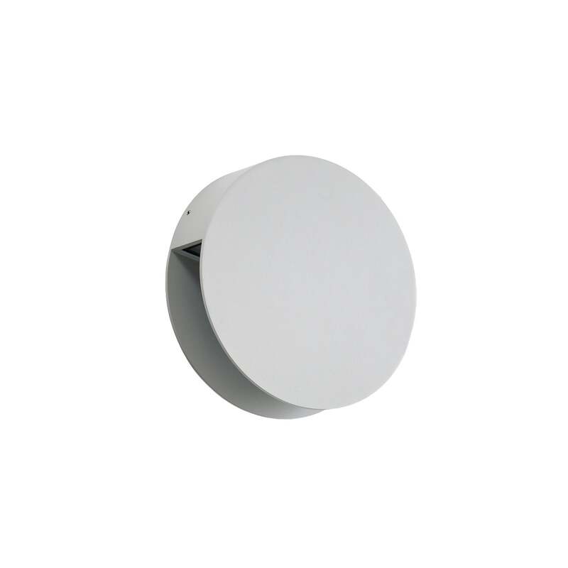 Lucande Außenwandleuchte Advero LED Garten hellgrau CCT Hausnummern Buchstaben - 4255830908873