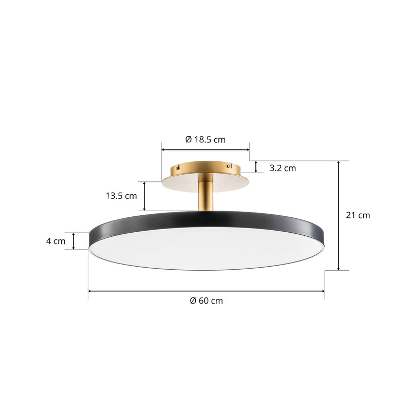 Umage Asteria Up LED Deckenlampe Deckenleuchte Anthrazit Leuchte Lampe Flurlampe - 5710302023304