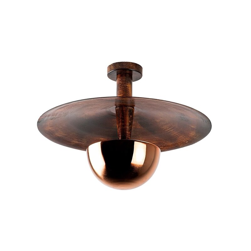 Opviq Deckenleuchte Kurt Deckenlampe 13355 kupferfarben Metall Ø48cm G9 - 8683743823994
