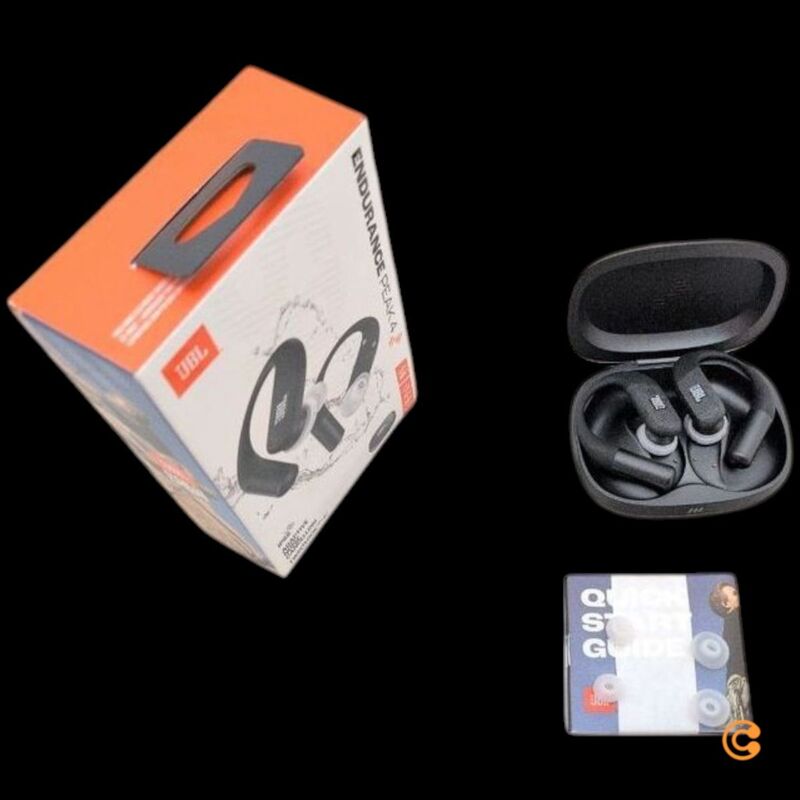 JBL Endurance Peak In Ear Kopfhörer Bluetooth Schwarz Noise Cancelling 48h Akku - 1200130027611