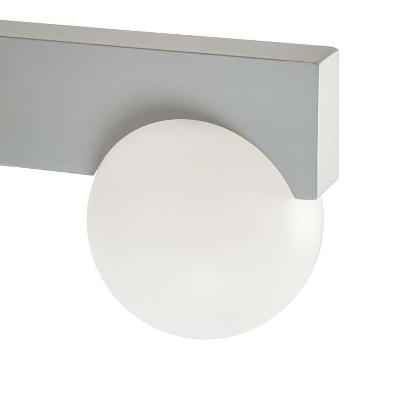 Lucande Außenwandleuchte Vijon LED Gartenlampe CCT IP44 hellgrau 1140 Lumen - 4255830907661