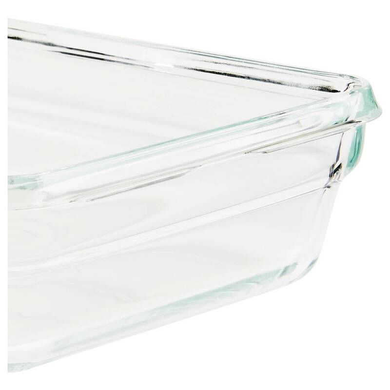Emsa Clip&Close Glas-Vorratsdose 800 ml rechteckig transparent mit Klickversc... - 4009049537795