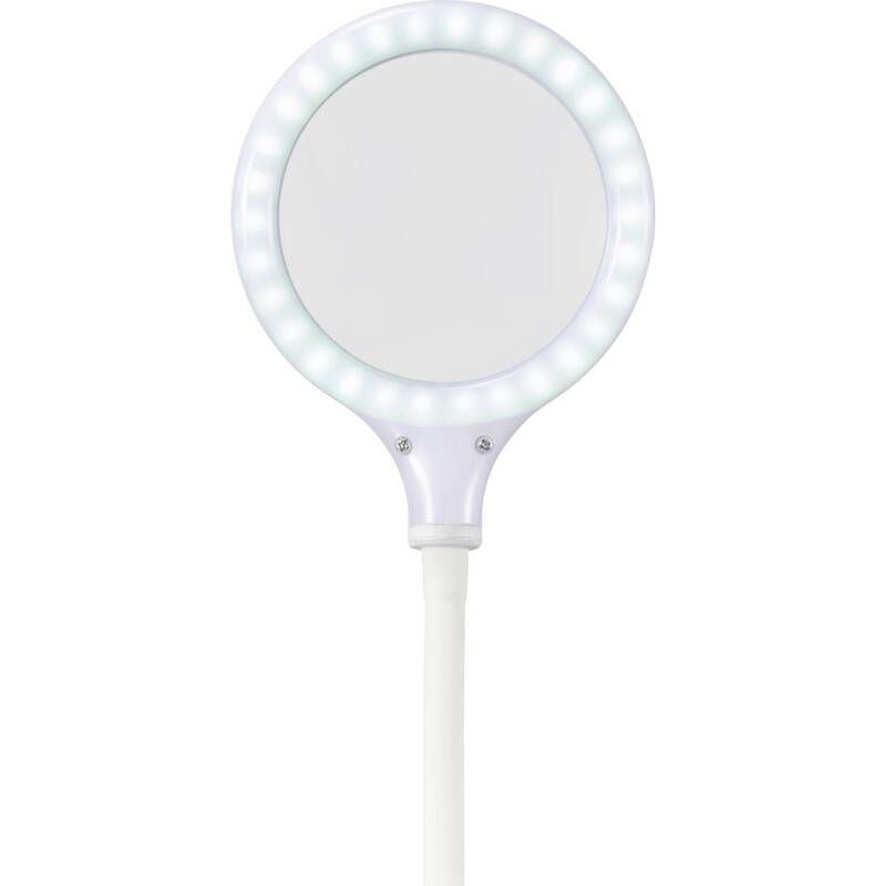 TOOLCRAFT Lupenleuchte Lupenlampe LED Tischleuchte Schwanenhals Vergrößerung - 4064161318400