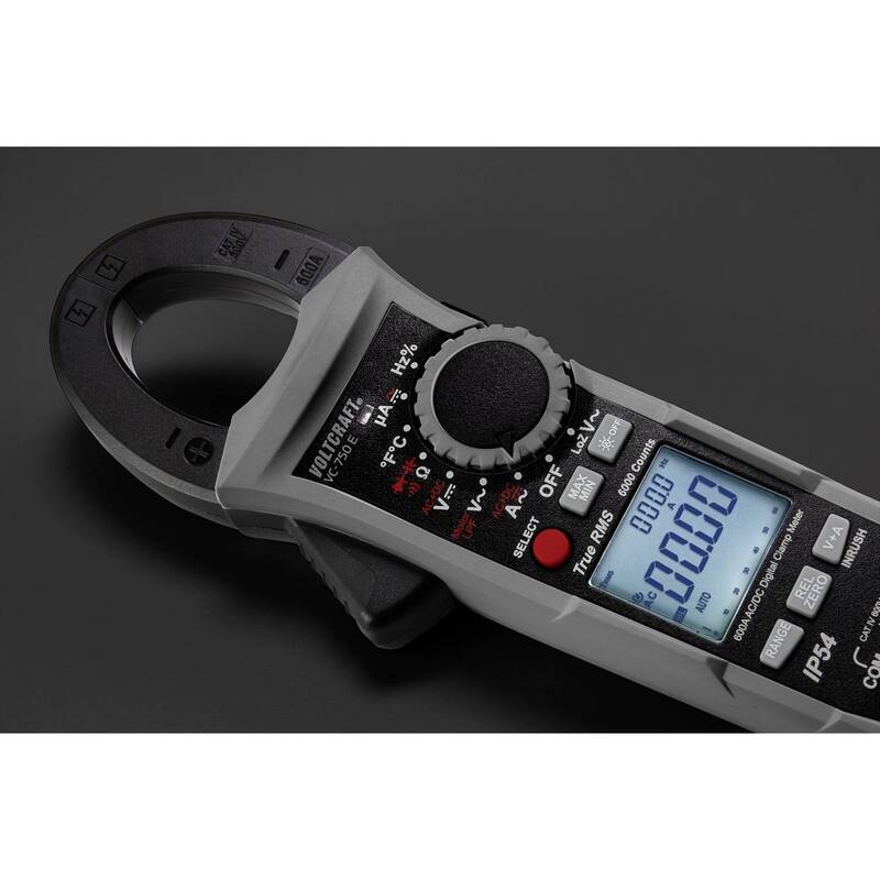 VOLTCRAFT VC-750 E Stromzange Handmultimeter Multimeter Messgerät Messzange - 4016139141985