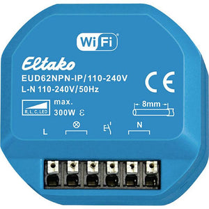 B-Ware Eltako EUD62NPN-IP/110-240V Universal-Dimmaktor IP Unterputz-Dimmer Dimmschalter