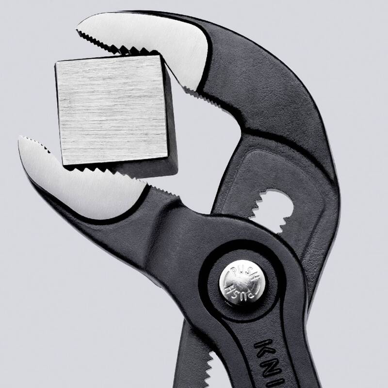 Knipex Wasserpumpenzange Zange 125 mm Chrom-Vanadium Elektrostahl  8701125 COBRA - 4003773069935