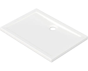 B-Ware Jungborn Duschwanne Duschbecken Cinque Acryl Rechteck Weiß Badezimmer 70x100 cm