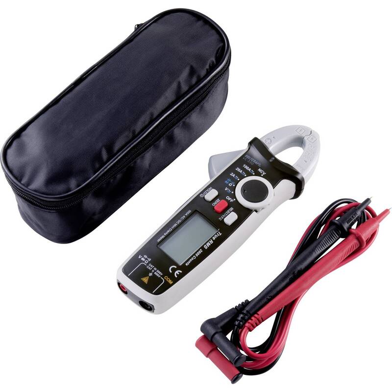 VOLTCRAFT MINI-STROMZANGE VC-330 AC/DC Multimeter mit TrueRMS und Displaybele... - 4016138958751