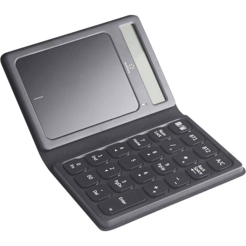 RenkforcRF-NK-300 Nummernblock Keypad Taschenrechner Touchpad Faltbar Schwarz - 4064161396323