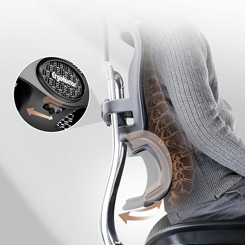 Ergonomischer Bürostuhl Ergohuman Ultra L GEN2 mit flexibler - 4064323109174