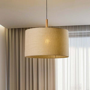 B-Ware TK-Lighting Hängeleuchte Deva Nature LED Pendelleuchte dimmbar beige Holz 30cm