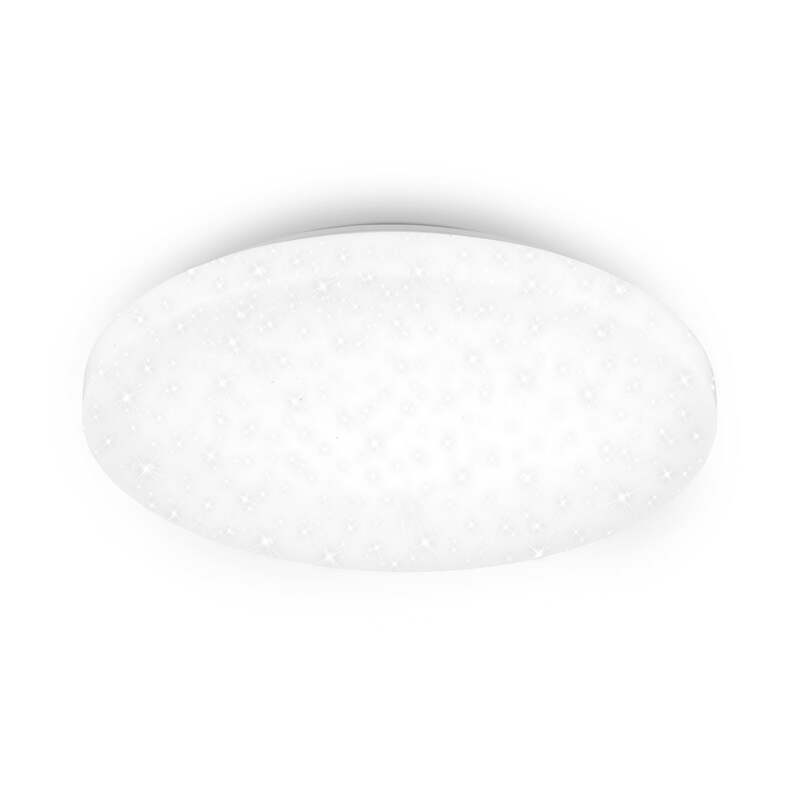 Briloner Deckenlampe LED Deckenleuchte Case Sternenhimmel IP44 Ø40cm weiß - 4002707444343