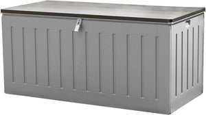 B-Ware Olsen & Smith Garten Aufbewahrungsbox 830l mit Vorhängeschloss 160x78x76cm grau