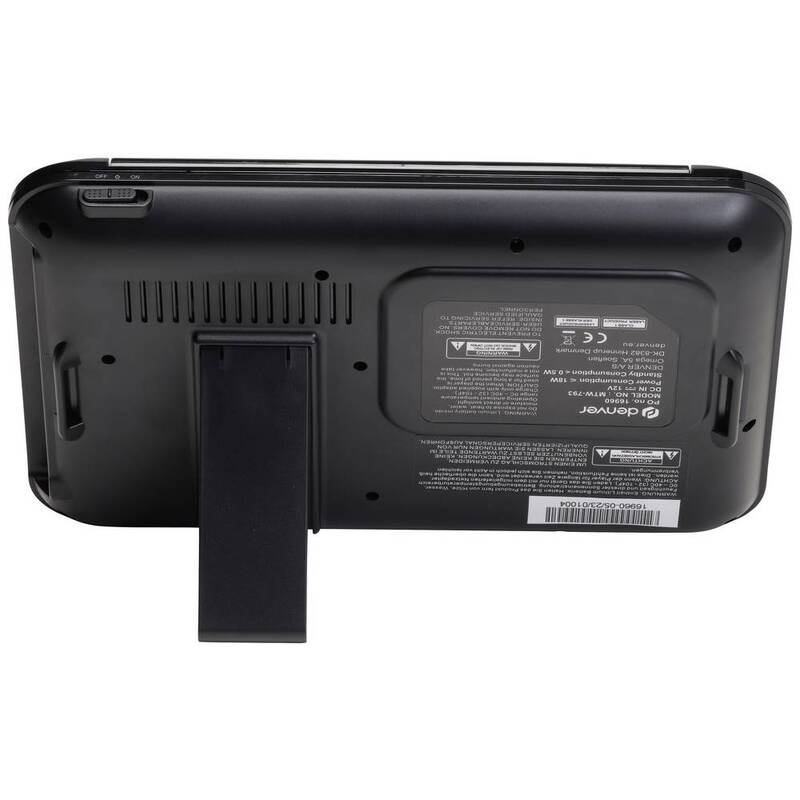 Denver Portabler Twin DVD Player tragbarer Disc Player Hauptgerät DEFEKTWARE - 5706751068102