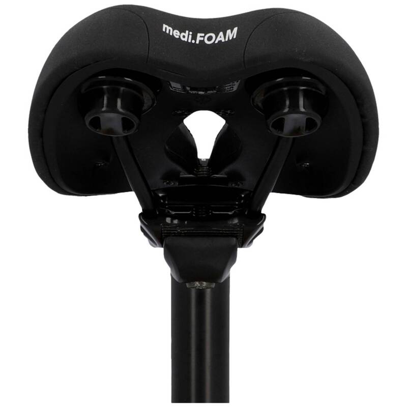 Fischer Fahrrad Sattel MEMORY Foam MTB schwarz ergonomisch komfortabel 85677 - 4008153856778