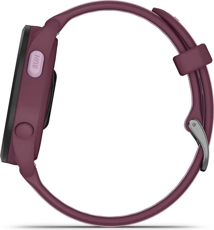 Garmin Smartwatch Uhr Laufuhr FORERUNNER 165 Music AMOLED GPS Musik Lila Onesize - 0753759326647