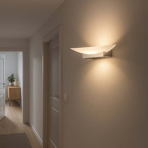 B-Ware FISCHER & HONSEL Wandleuchte Bowl TW CCT LED Lampe dimmbar nickel 30cm 950lm