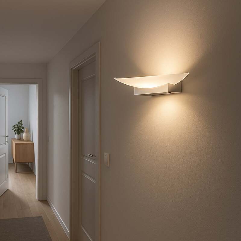FISCHER & HONSEL Wandleuchte Bowl TW CCT LED Lampe dimmbar nickel 30cm 950lm - 4003694302982