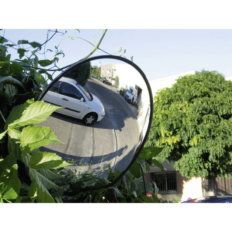 VISO MIROIR Sicherheitsspiegel Rundspiegel Ø33cm Wandhalterung Glas Innen Außen - 3321369936012