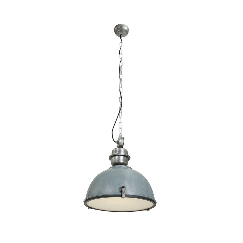 Steinhauer Hängeleuchte Bikkel Hängelampe Deckenlampe Leuchte Lampe Grau Ø 42cm - 8712746100273