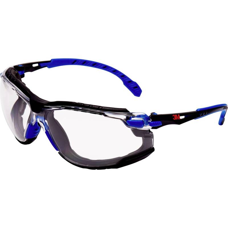 3M Schutzbrille S1101SGAFKT Antibeschlag-Schutz Polycarbonat Blau-Schwarz 74g - 4054596062962