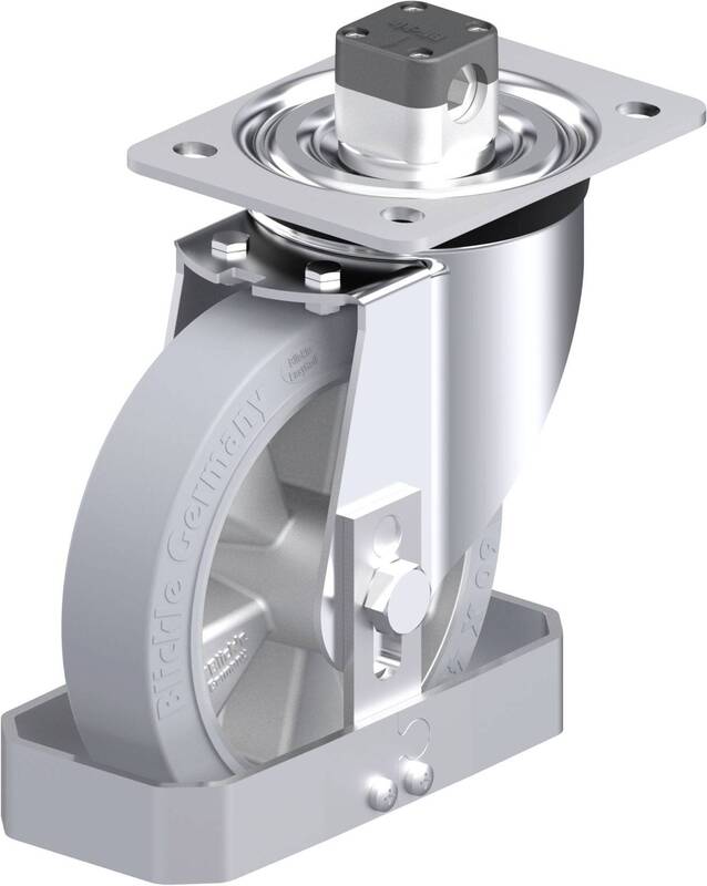 Blickle 872082 L-ALEV 161K-CS11-SG-FS Stahlblech-Lenkrolle Rolle Rad - 4047526282875