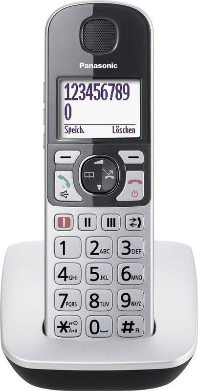 Panasonic KX-TGE510GS Schnurloses Seniorentelefon Mobil Beleuchtetes Display - 5025232871940