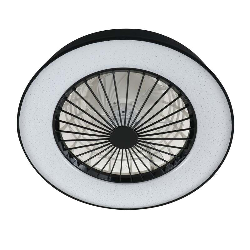 Lindby LED-Deckenventilator Mace schwarz 47 cm leise dimmbar für 15 m² - 4251911780192