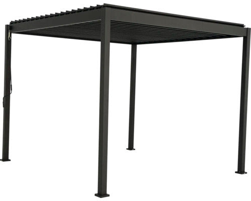 Weide Classic Pergola Aluminium freistehend 3 x 3,6 M Lamellendach anthrazit - 4306516117628