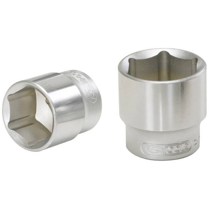 KS Tools Stecknuss 30mm Chrom-Vanadium Stahl Werkzeug Handwerkzeug 44mm lang - 4042146152645