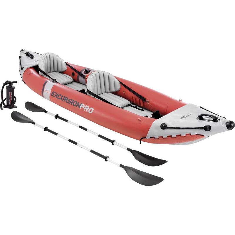 Intex Kajak ExcursionPro K2 aufblasbar 2 Personen Angelkajak Paddeltour 384x94cm - 6941057413242