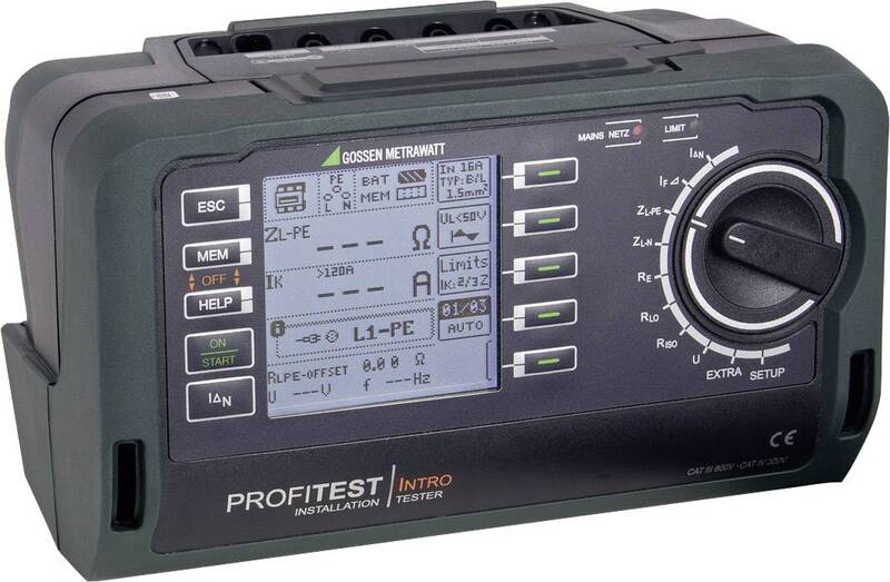 Gossen Metrawatt Meisterpaket PROFITEST INTRO Installationstester DEFEKTWARE - 4012932127324