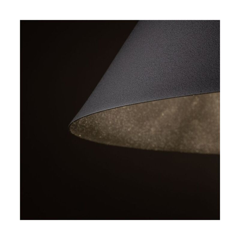 TK Lighting Hängeleuchte Cono 1-flammig LED Pendelleuchte dimmbar schwarz Ø50cm - 5906135100590