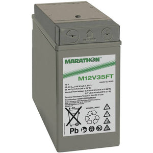 B-Ware GNB Marathon EXIM12V35FTV0 NAMF120035VM0FB Bleiakku Blei-Vlies-Akku 12 V 35 Ah