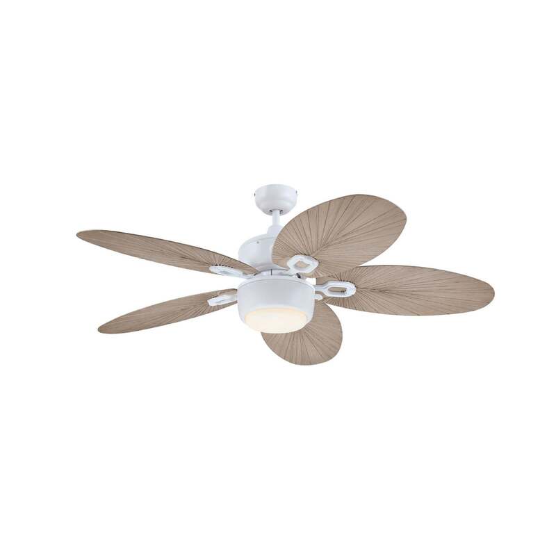 Westinghouse Deckenventilator grau leise mit Licht 7316440 für Räume bis 20m² - 4895105614216
