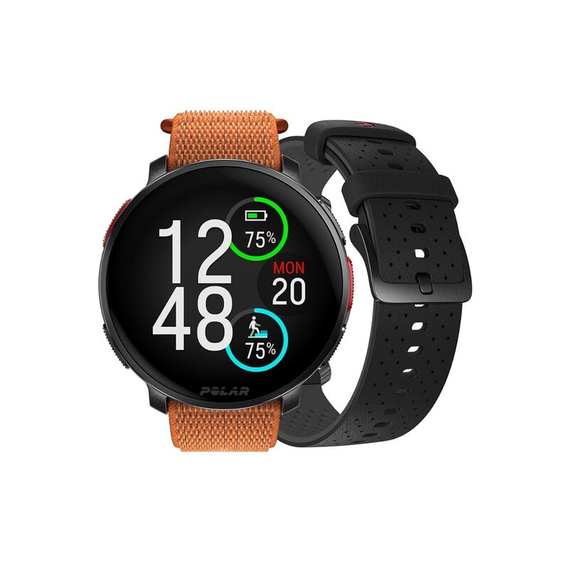 Polar Fitnessuhr Smartwatch Vantage V3 GPS Sportuhr mit AMOLED-Display schwarz - 0725882067025