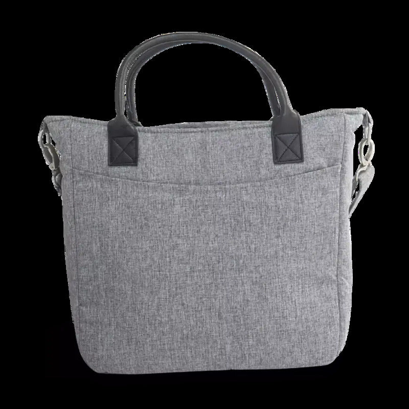 Leclercbaby Wickeltasche Baby Tasche Grau Melange Kinderwagen Tasche Organizer - 7423628389310