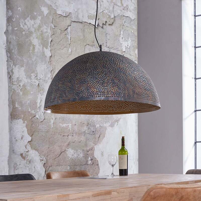 Pendelleuchte Punchray Hängelampe Designer Lampe dimmbar schwarz Ø70cm 3-flammig - 8713244080999