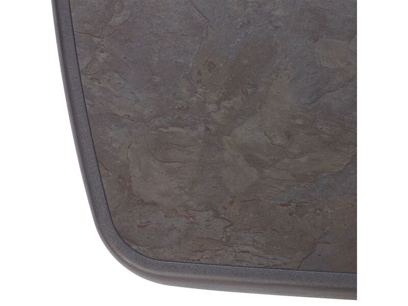 Gartentisch Vigo Outdoor Tisch Terrassentisch grau pulverbeschichtet 150x90cm - 4007876500456