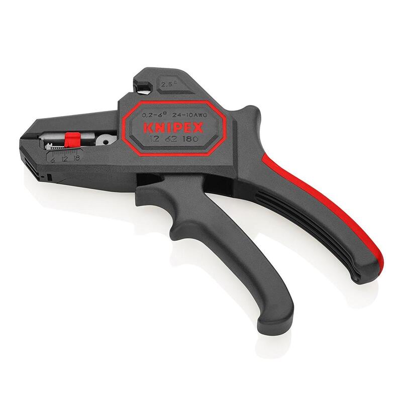 Knipex  12 62 180 Abisolierzange Abisolierer Drahtabisolierer  0.2 bis 6 mm² - 4003773054573
