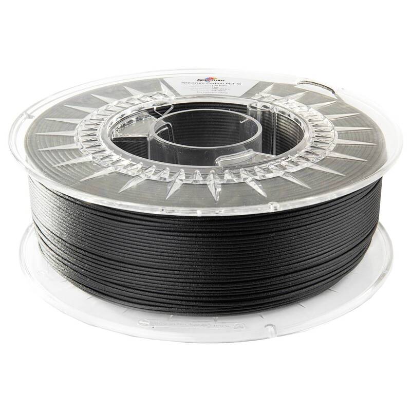 Spectrum Filaments PET-G Carbon Filament 1,75mm Kohlefaserverstärkt Schwarz 1 kg - 5903175652416