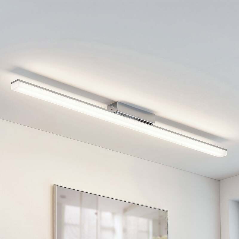 Lindby Deckenleuchte Badezimmerlampe LED Badleuchte dimmbar weiß chrom IP44 - 4251096537604