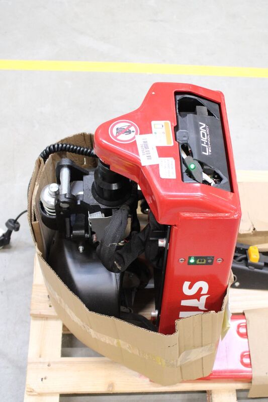STIER Elektro-Handhubwagen SPT-15 Handhubwagen mit 24V Li-Ion Akku und 20Ah - 4251709617075