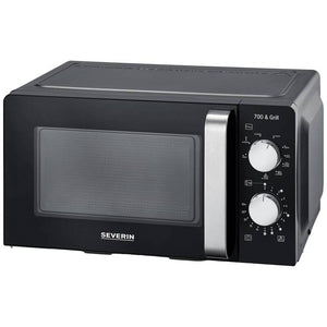 B-Ware Severin 7781 Mikrowelle 17l mit Grillfunktion 900W schwarz Timerfunktion